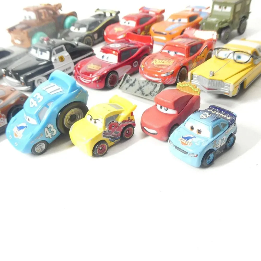 Disney Pixar Cars - Lot of 16 Character Toy Cars Diecast